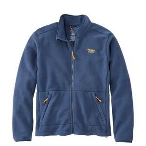 L.L. Bean Men's Mountain Classic Fleece Jacket Full Zip Size Large Tall Blue